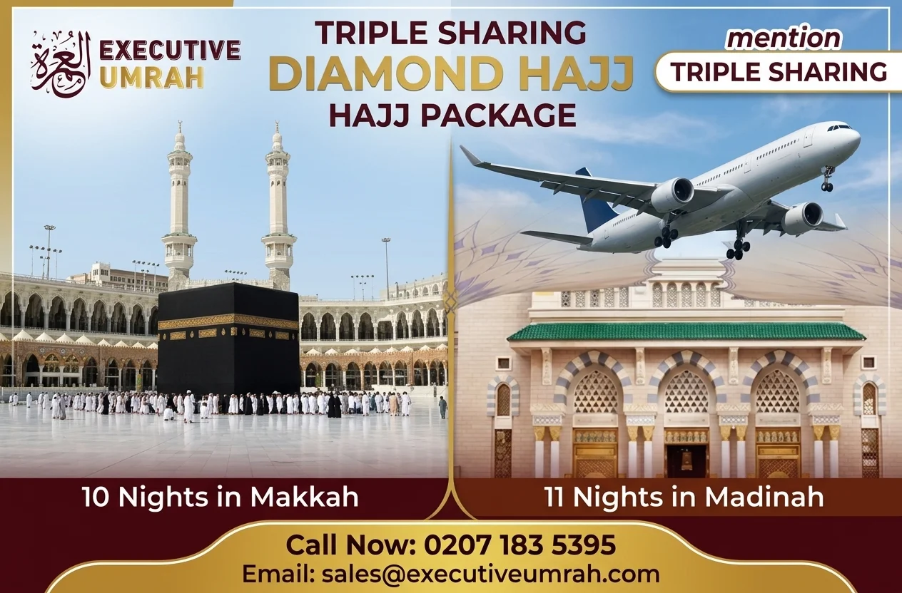 Triple Sharing Diamond Hajj Package