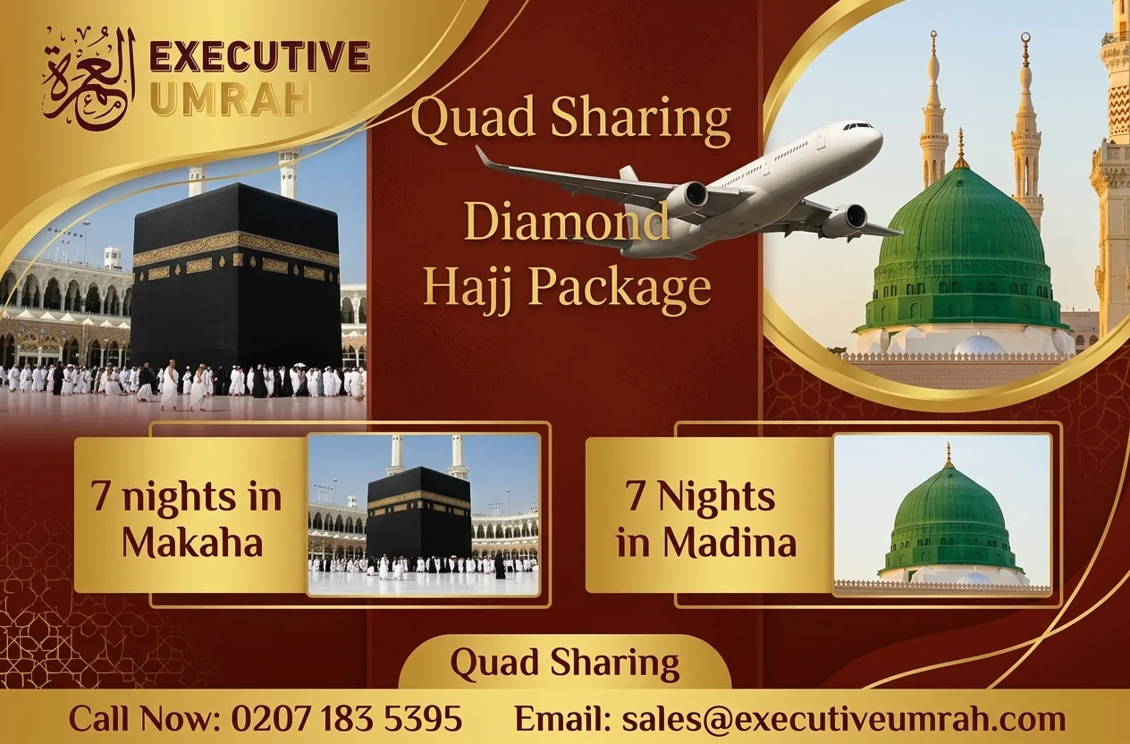 Quad Sharing Diamond Hajj Package