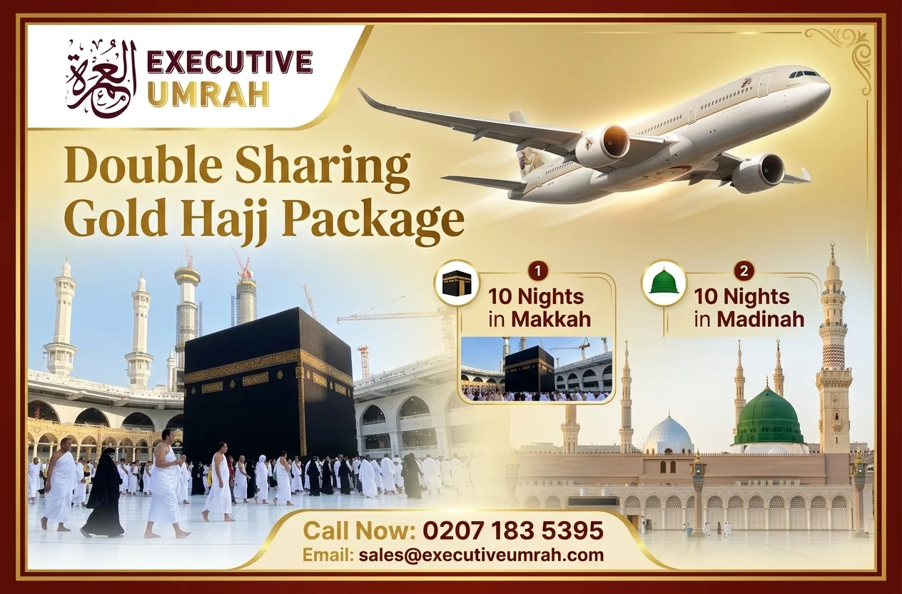 Double Sharing Gold Hajj Package