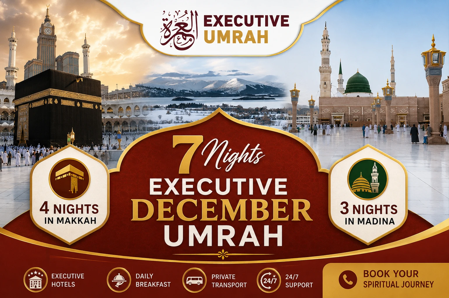 7 Nights Executive December Umrah