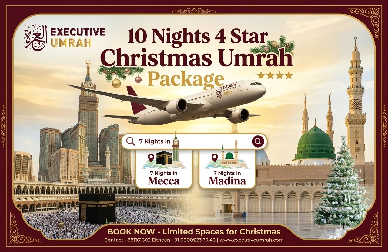 10 Nights 4 Star Christmas Umrah Package